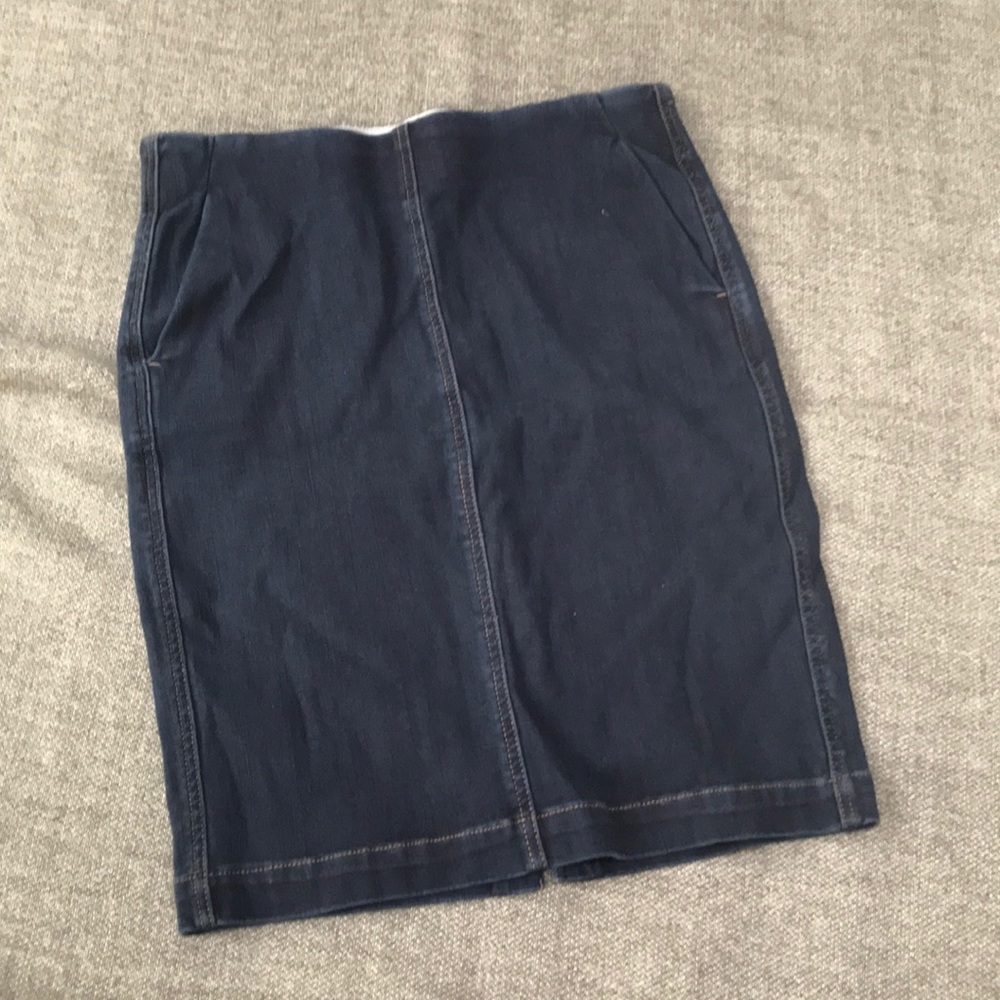 Ann Taylor Loft Pencil Jean Skirt